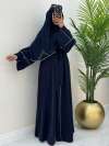 İNCİLİ ABAYA Lacivert